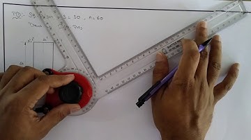 Isometric projection of a square prism onto a drawing sheet using Drafter
