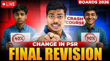 FINAL REVISION 🔴LIVE | CHANGE IN PROFIT SHARING RATIO | CLASS 12 ACCOUNTANCY | BOARD EXAM 2026