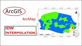 Interpolation in ArcMap tutorial | IDW interpolation ArcGIS | Spatial interpolation (IDW technique)