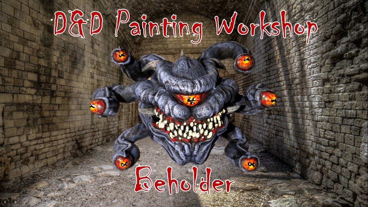 D&D Monster Painting Tutorial - How to Paint a Beholder Miniature - Quick Guide