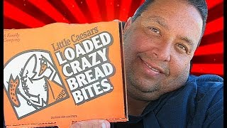 Little Caesars® $4 Loaded Crazy Bread Bites REVIEW!