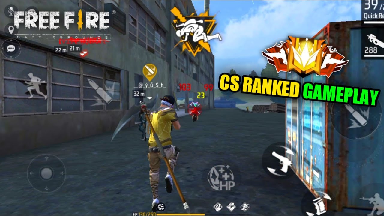 BEST CS RANKED MATCH GAMEPLAY IN GARENA FREE FIRE - ABHISHEK GAMING ...