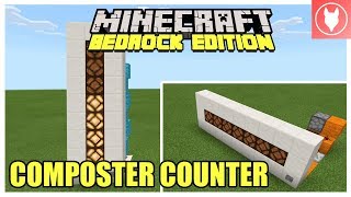 Celebrity Minecraft Bedrock - Composter Counter (Redstone Counter) Tutorial ( Xbox/ MCPE/ Windows 10/ Switch ) Profile
