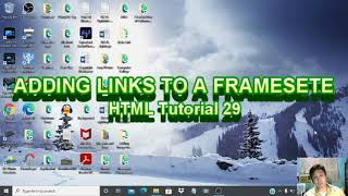 HTML Tutorial 29 Tagalog - ADDING LINKS TO A FRAMESET