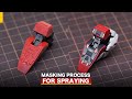 Nmaker  masking process step by step  mg gundam wing zero custom verka