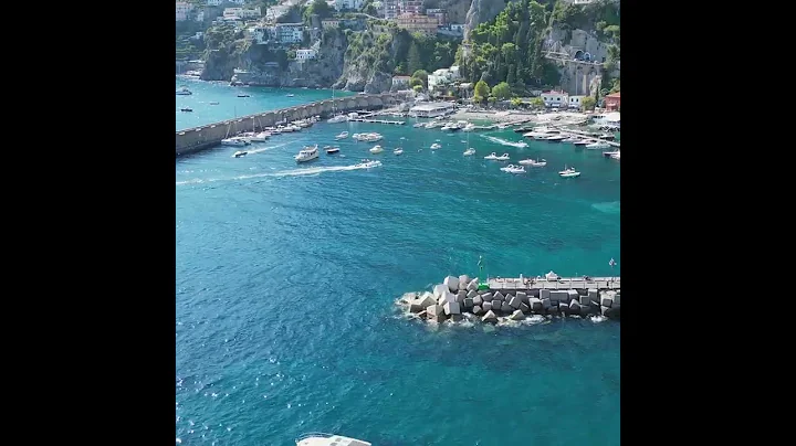 Amalfi coast drone flight with DJI Mini 3 Pro