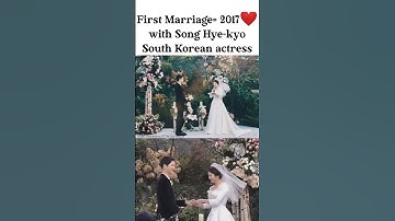 Thumbnail of Song Joong-ki with wife katy louise saunders❣️and ex-wife Song Hye-kyo 💔#shortvideo
