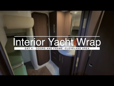 Transforming a Yacht with 3M Di-Noc Wraps Day 4