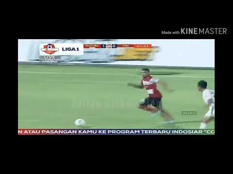 Madura United vs PSM Makassar | cuplikan Gol Beto Goncalves