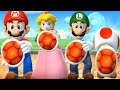 Mario Party 9 MiniGames - Mario Vs Peach Vs Toad Vs Yoshi (Master Cpu)