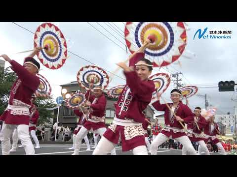 鳥取しゃんしゃん祭一斉傘踊り 4年ぶり市街地開催 日本海新聞