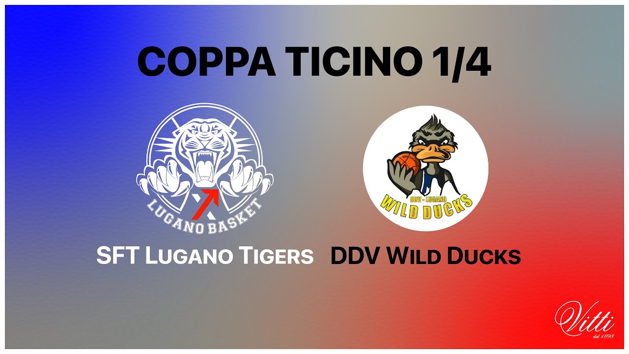 1LRM - Coppa Ticino 1/4 - SFT Lugano Tigers vs. DDV Wild Ducks