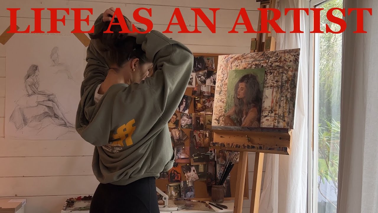 A realistic week in my life as an artist | Oil painting, shipping ...