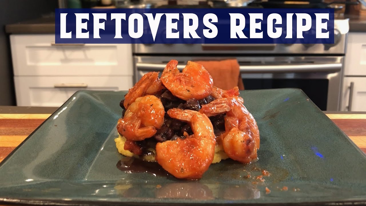 Save money on groceries and make better leftovers | Garlic Shrimp