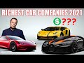 Top 15 Richest Car Companies In 2021 (By Market Cap)