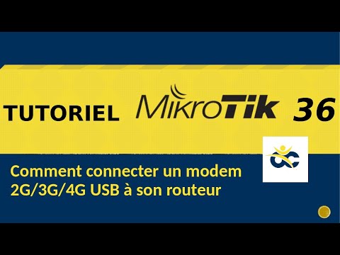 Tutoriel Mikrotik en Français 36 - Comment connecter un modem 2G/3G/4G USB à son routeur