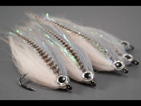 Fly Tying Tutorial Saltwater / Musky / Pike Streamer baitfish for Big Fish