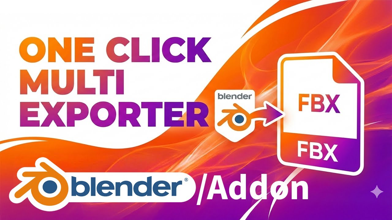 New Blender Addon - Multi FBX Exporter 2026 - YouTube
