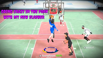 NBA 2K20 I WENT TO THE PARK WITH MY NEW SLASHER BUILD AND WENT CRAZY!? #GrindNation2k
