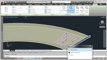 autocad 2012 demo video 08 3d array en0