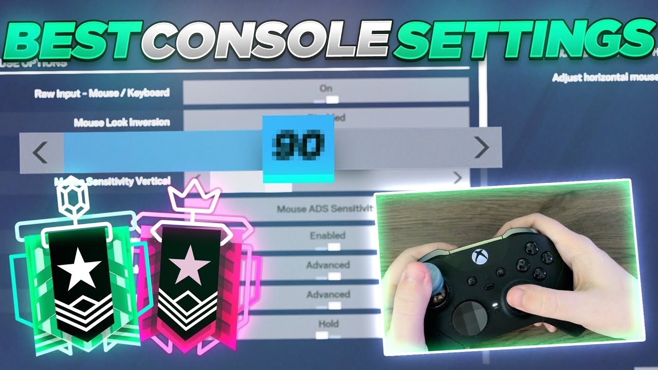 Champion *BEST* Settings & Sensitivity Rainbow Six Siege Console