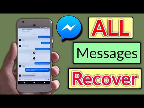 How to recover Facebook deleted messages | Recover messages on facebook messenger