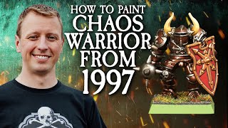 Painting AND Unboxing a Retro Chaos Warrior for Warhammer the Old World | Duncan Rhodes