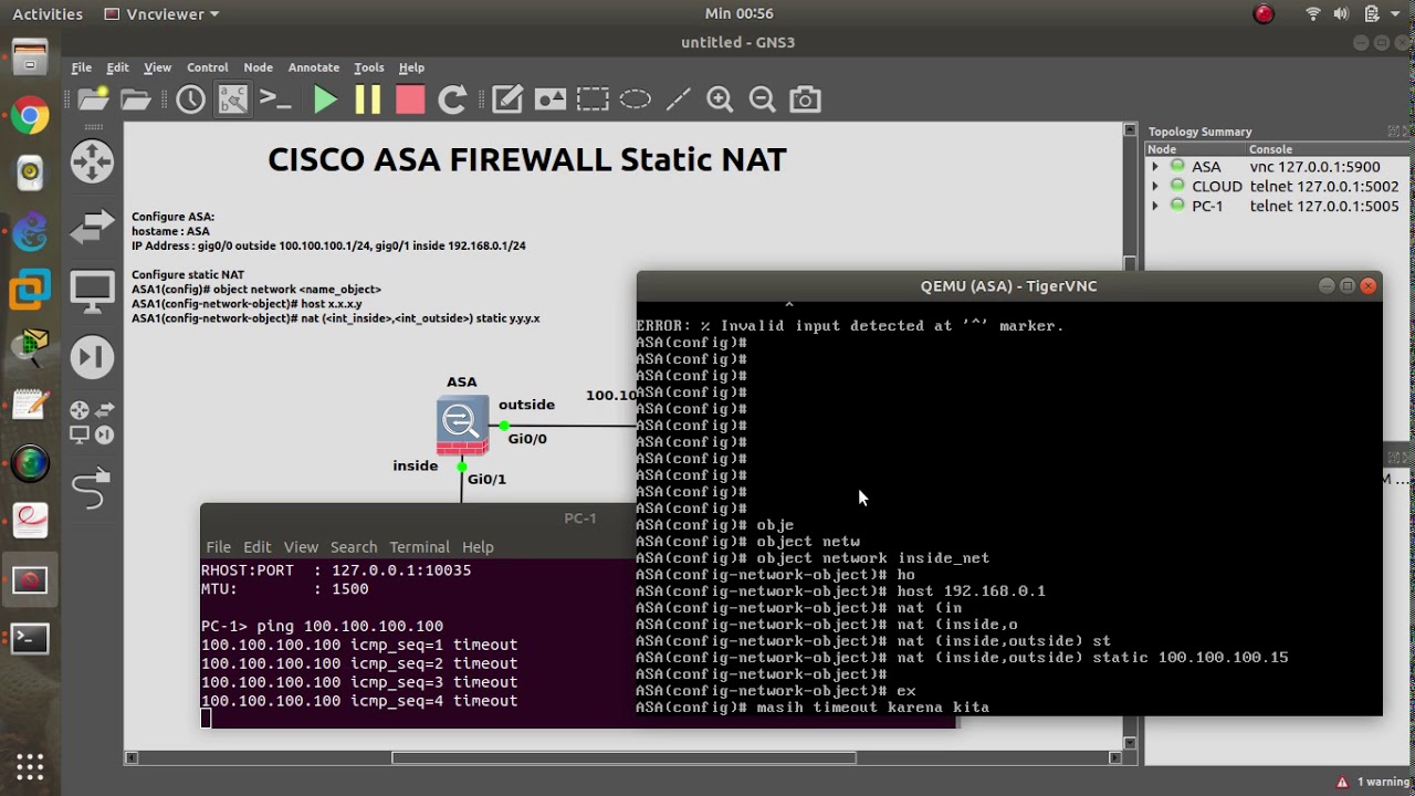 Cisco ASA Firewall - Configure Static NAT - YouTube
