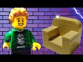 Лего человечек строит кресло - (lego animation)