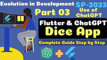 dice app in flutter with chatgpt | part 03