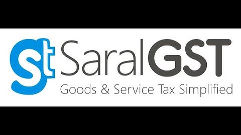 Saral GST Software Training "Hindi"