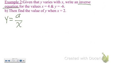 12.1 Inverse Variation