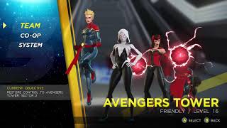 Marvel Ultimate Alliance 3 Use Falcon Redwing Rush And Heavy Attack