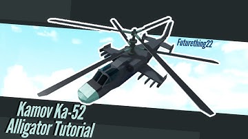 Kamov Ka-52 "Alligator" Attack Helicopter Tutorial (Roblox Build a Boat For Treasure)
