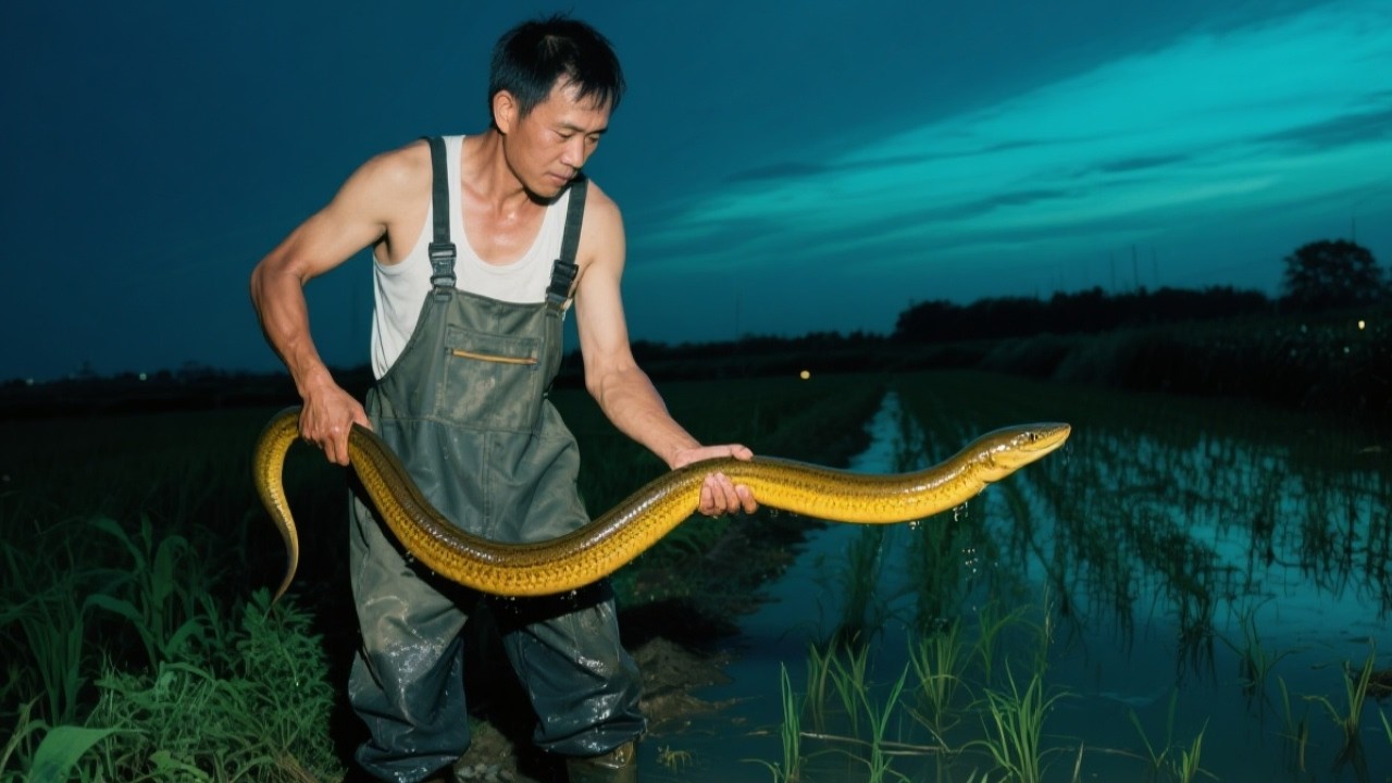 花500元包塘抓黄鳝，直接爆桶下次要准备一个加大号的桶了！【黄凯户外生活】