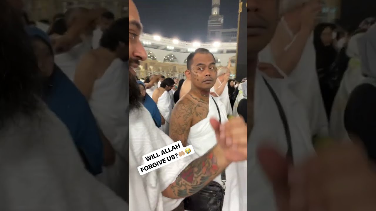 TATTOOED MUSLIMS IN MECCA!🕋 😮 #shorts