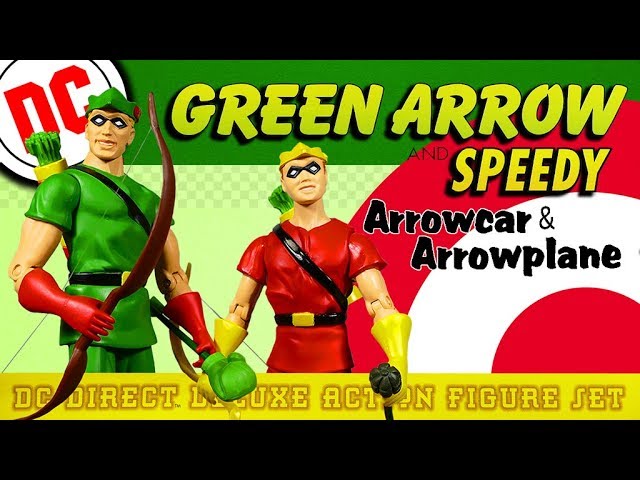 DC Direct Classic Silver Age Green Arrow and Speedy Deluxe Action Figure  Set Review 