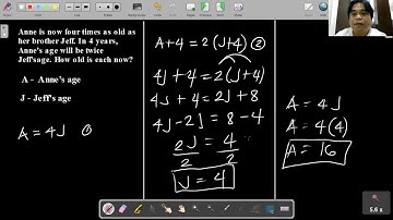 Age Problem in Algebra - CET Review for UPCAT, ACET, DCAT, USTET, PUPCET, LET REVIEW & MTAP