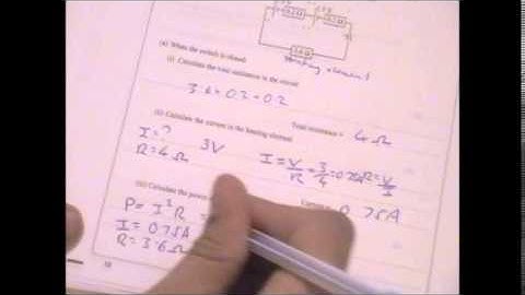 EDEXCEL AS Physics Unit 2 Jan 2013 Walk Through Exam Solution
