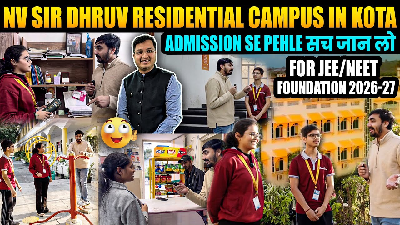 NV Sir Motion Dhruv Residential Campus ka Sach 🤔 Admission lene se pehle jaan lo..🙏🏻| For JEE/NEET