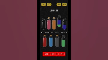 SODA SORT PUZZLE LEVEL 28