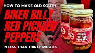 Spicy Biker Billy Jalapeno Pickles: 30-Minute Recipe #alabamahotsauce #bikerbillyjalapenos