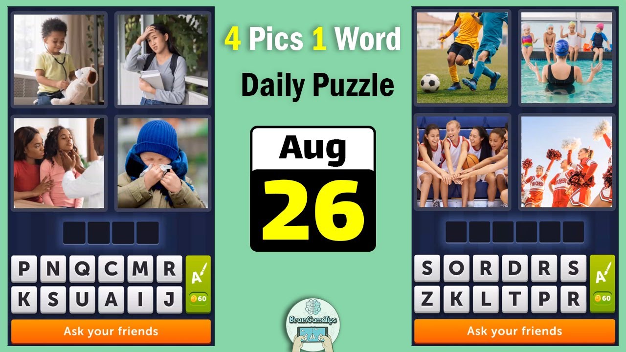 4 Pics 1 Word - August 26 2022 Daily Puzzle Answer
