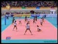 Thailand vs Indonesia - set 2 - Women Volleyball - 26th SEA GAMES