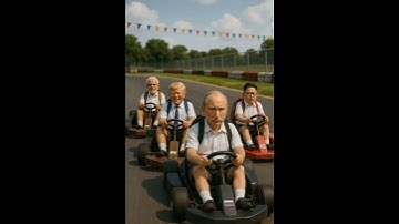 Epic Go-Kart Race | Modi, Trump, Kim and Putin | Wait for Winners | #funny #modi #shorts #viral #ai