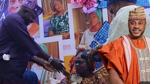 ACTOR SANYERI MAKES MONEY FLOW ON ODUNLADE ADEKOLA@HIS MOTHER'S 70TH BDAY,AS BOYE BEST DISHES OUT...