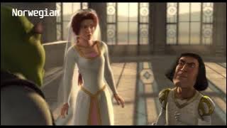 Lord Farquaad wants a kiss in different languages
