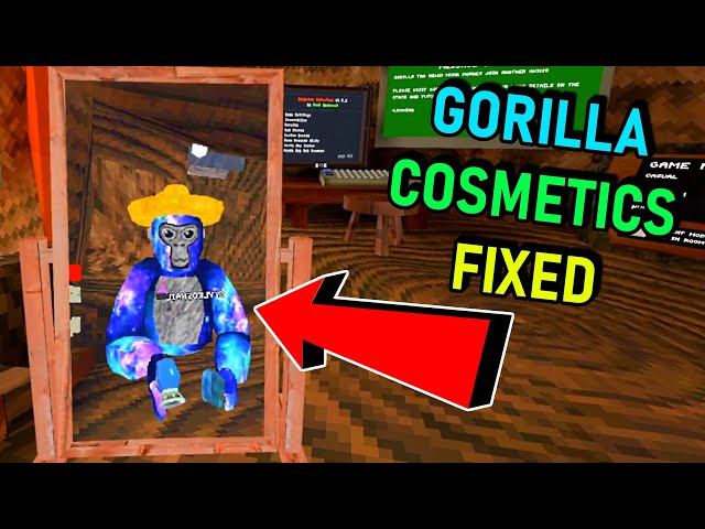 Bobbie on X: Hey #GorillaTag players, I made a mod for cosmetics