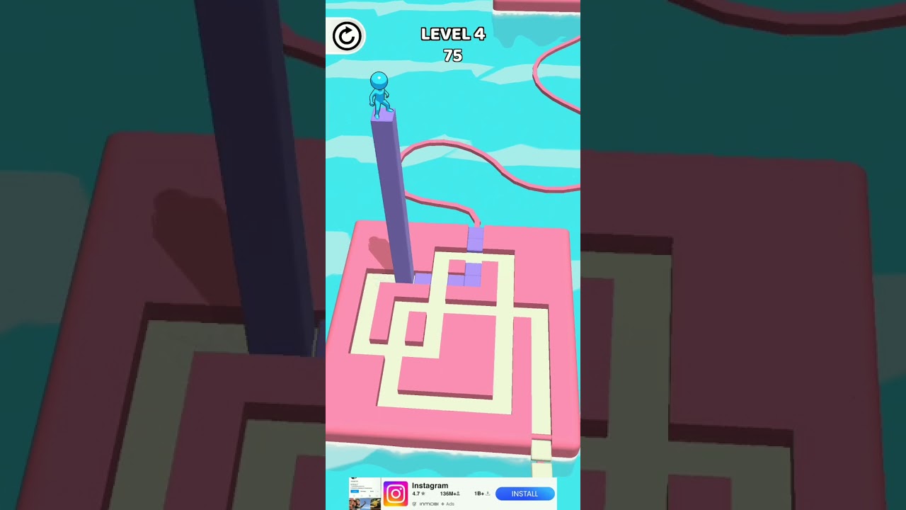 stacky Dash mobile gaming level 1 to 5