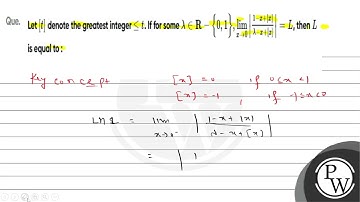 Let \( [t] \) denote the greatest integer \( \leq t \). If for some \( \lambda \in \mathbf{R}-\{....